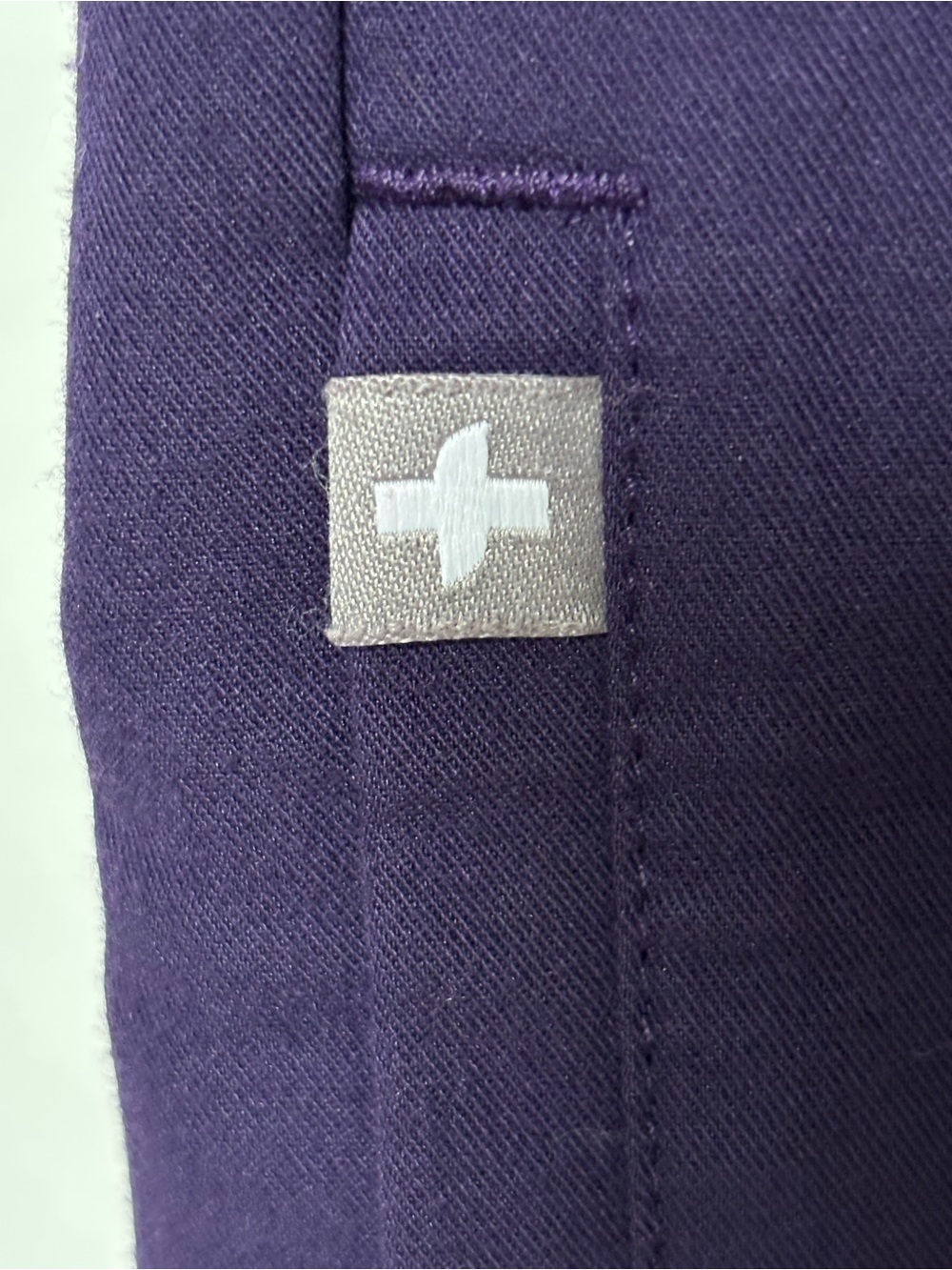 FIGS Rafaela Oversized Scrub Top in Purple Jam - Picture 5 of 7